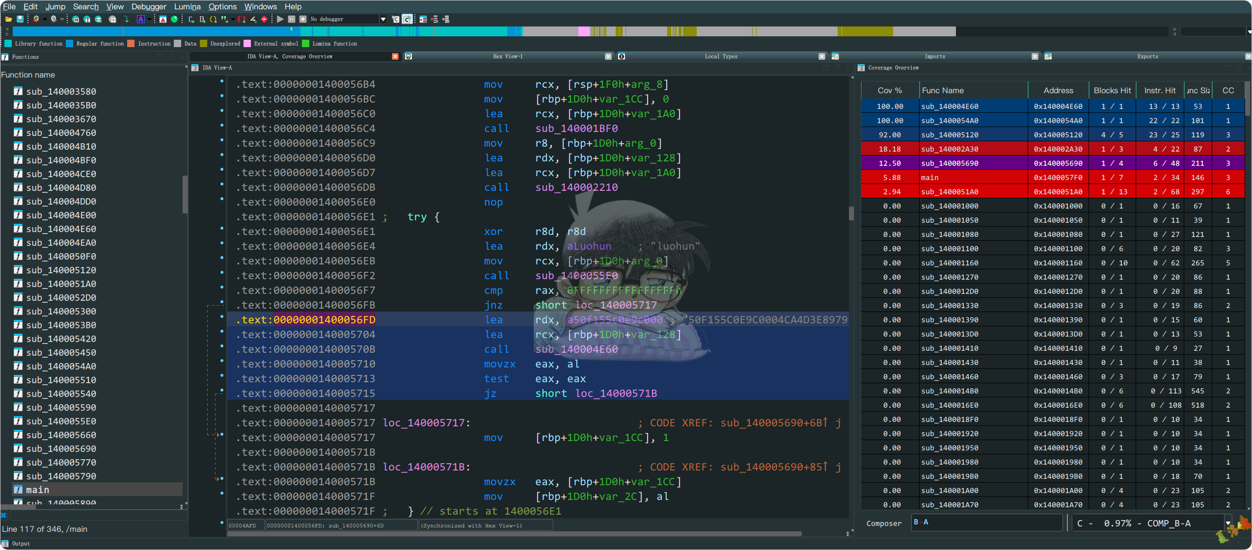 IDA-Coverage Diff